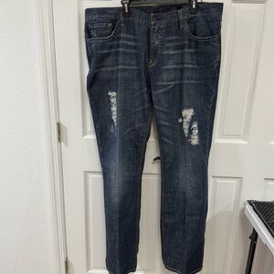 Vintage Prankster by Syn Jeans – Size‎ 42x34 – Distressed & Embroidered